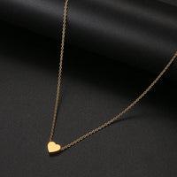 Stainless Steel Necklaces Minimalist Four-leaf Clover Geometric Style Fashion Chain Necklace for Women Collar Pendant Jewelry