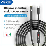 2MP Single/Dual Lens Endoscope Camera Android Mini Inspection Camera for Iphone Waterproof Pipeline Borescope Type C IOS