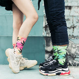 Tie-dye Maple Leaf Weed Socks