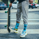 Tie-dye Maple Leaf Weed Socks