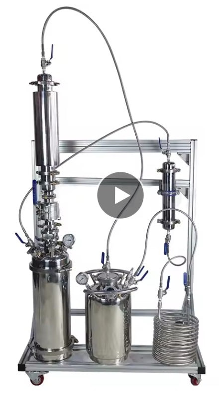 2LB Rack Mounted Viking Closed Loop Extractor System with Dewaxing Col ...