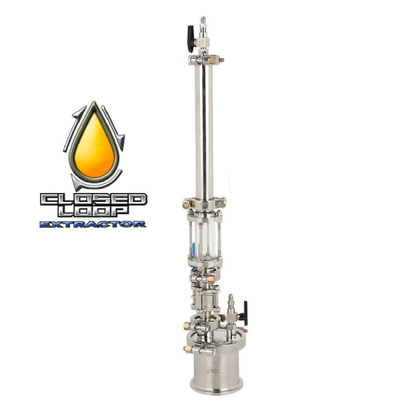 120g Closed Loop  Sight Glass Pressurized Extractors BHO Extractor kit. Extractor stainless steel 304.