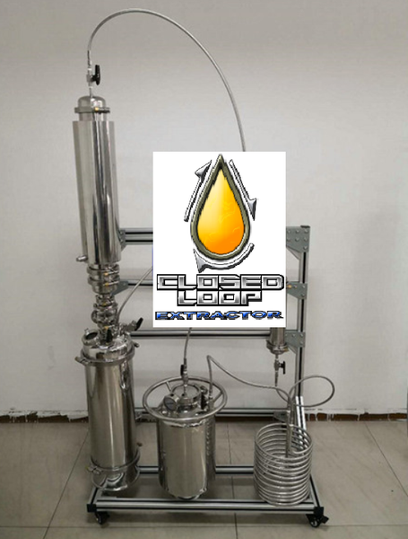 2LB Rack Mounted Closed Loop Extractor System with Dewaxing Column and Chiller