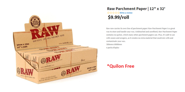 Raw Natural Parchment Paper Rolls