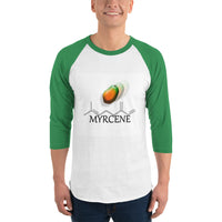 Terpene Tees Myrcene 3/4 sleeve raglan shirt