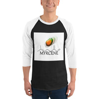 Terpene Tees Myrcene 3/4 sleeve raglan shirt