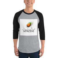Terpene Tees Myrcene 3/4 sleeve raglan shirt