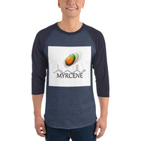 Terpene Tees Myrcene 3/4 sleeve raglan shirt