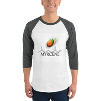 Terpene Tees Myrcene 3/4 sleeve raglan shirt