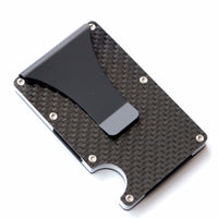 carbon fiber rfid blocking slim wallet