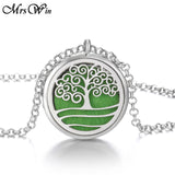 Tree of Life Aromatherapy Necklace  Essential Oils Diffuser Aroma Jewelry
