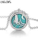 Tree of Life Aromatherapy Necklace  Essential Oils Diffuser Aroma Jewelry