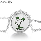 Tree of Life Aromatherapy Necklace  Essential Oils Diffuser Aroma Jewelry