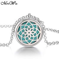 Tree of Life Aromatherapy Necklace  Essential Oils Diffuser Aroma Jewelry