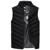 USB Heated Vest Men Winter Electrical Heated Sleevless Jacket Travel Heating Vest Outdoor Waistcoat Hiking Heater Vests AM356