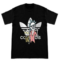 Rick Sanchez Smoking Weed T-Shirt, Rick And Morty Tee ADULTS S-3XL