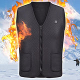 Heater Hunting Vest Heated Jacket Heating Winter Clothes Men Thermal Outdoor Sleeveless Vest Hiking Climbing Fishing