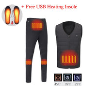 Mens Winter Heated Vest