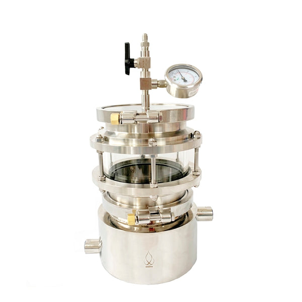 Diamond Miner With Sight Glass and  jacketed platter closed loop extractor