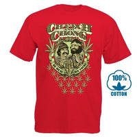 Funny T Shirt Men Novelty Women Tshirt Cheech & Chong In Weed We Trust T Shirt 012525