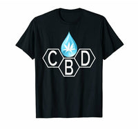 Cbd Oil Drop Science Shirt Cannabidiol Hemp Tops Tee Shirt