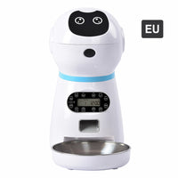 robotic pet food dispenser for cats and dogs