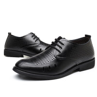 Wing Tip Shoes Genuine Leather Mens Handmade Shoes