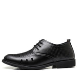 Wing Tip Shoes Genuine Leather Mens Handmade Shoes