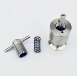 2"(OD64mm) 0.5-5 bar Tri-Clamp Adjustable Pressure Relief Child Safety Valve,Sanitary Stainless Steel 304