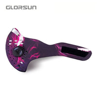 Face Mask With Filter Activated Carbon Anti-Pollution Bike Half Face mouth Mask