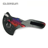 Face Mask With Filter Activated Carbon Anti-Pollution Bike Half Face mouth Mask