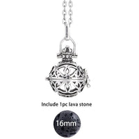 Glow in the Dark Lava Stone Aromatherapy  Diffuser Necklace