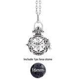 Glow in the Dark Lava Stone Aromatherapy  Diffuser Necklace