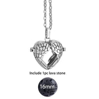 Glow in the Dark Lava Stone Aromatherapy  Diffuser Necklace