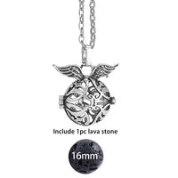 Glow in the Dark Lava Stone Aromatherapy  Diffuser Necklace