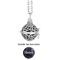 Glow in the Dark Lava Stone Aromatherapy  Diffuser Necklace