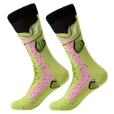 Mens cool Trippy Socks geometric pattern socks