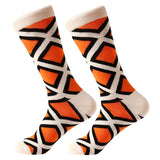 Mens cool Trippy Socks geometric pattern socks