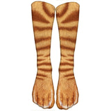 Animal Print Casual High Ankle Socks