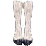 Animal Print Casual High Ankle Socks