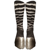 Animal Print Casual High Ankle Socks
