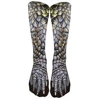 Animal Print Casual High Ankle Socks