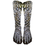 Animal Print Casual High Ankle Socks