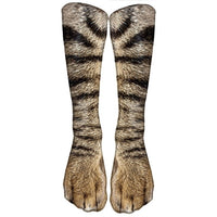 Animal Print Casual High Ankle Socks