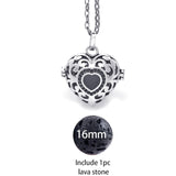 Glow in the Dark Lava Stone Aromatherapy  Diffuser Necklace