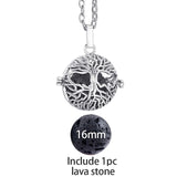 Glow in the Dark Lava Stone Aromatherapy  Diffuser Necklace
