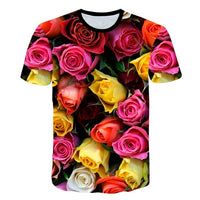Weed Leaf T Shirt Summer Short Sleeve Men Women 3D T-shirts Funny Streetwear Camisetas Tee Shirt Homme De Marque 2019 Flower Tee